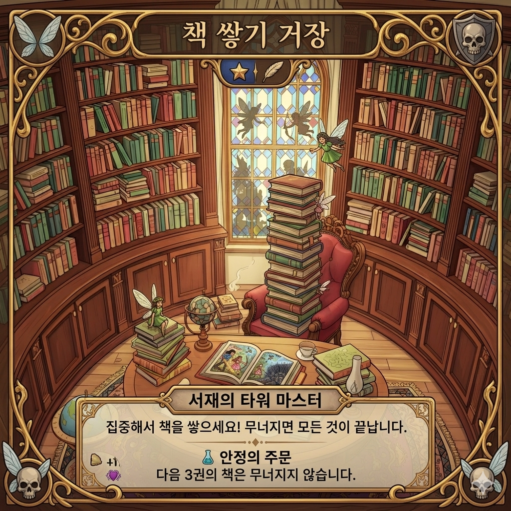 책 쌓기 마스터